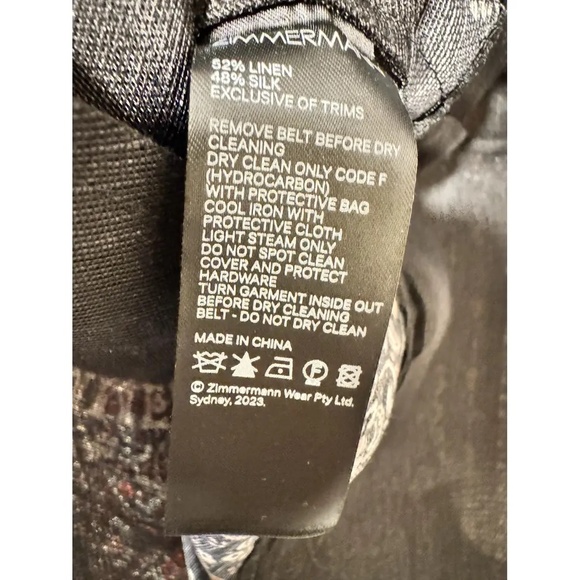 Zimmermann Matchmaker belted matchmaker dress Dress Size 1 - Picture 5 of 7